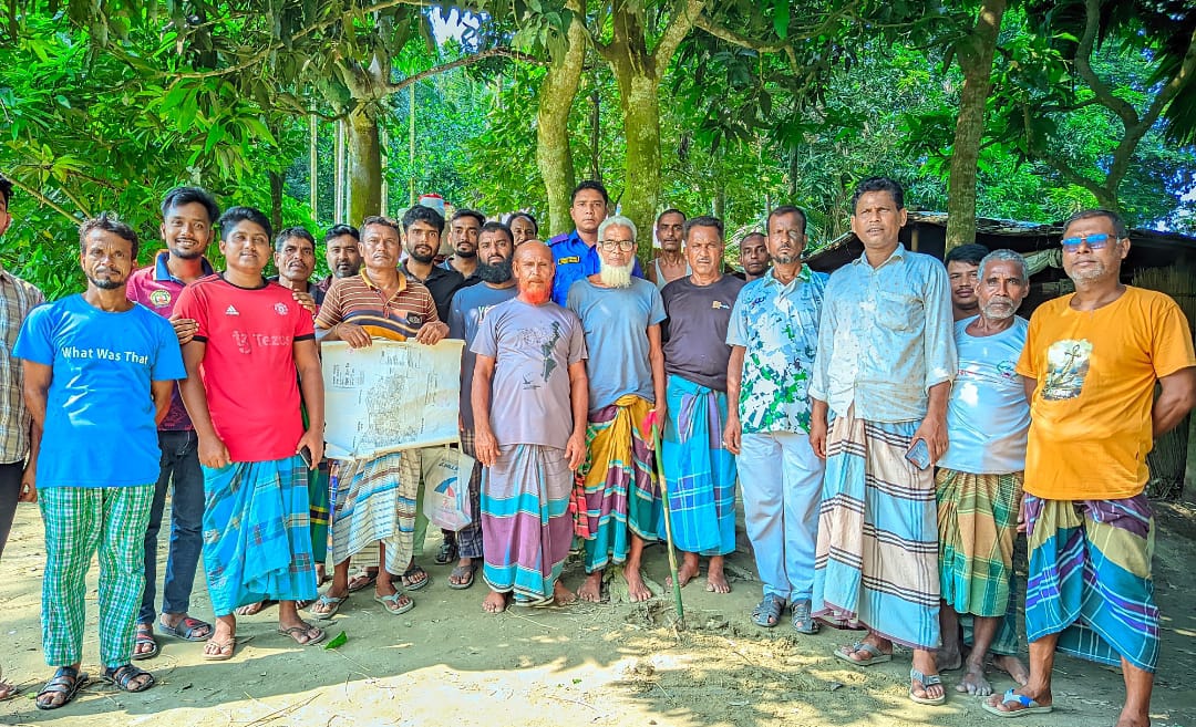 বাঘের বাড়িতে ১০০ বছরের পুরনো সরকারি রাস্তা গ্রামবাসীর উদ্যোগে উদ্ধার
